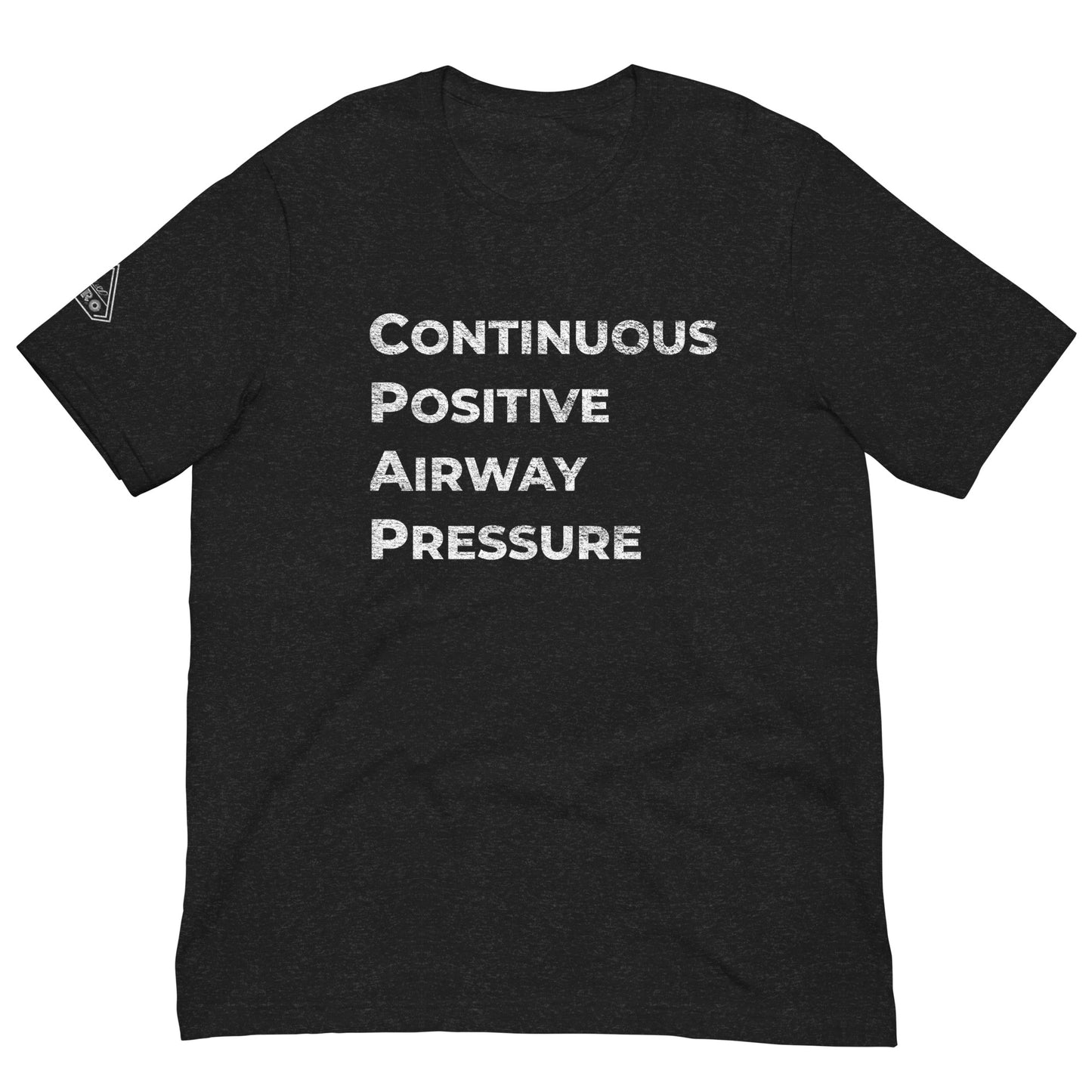 CONTINUOUS POSITIVE AIRWAY PRESSURE, Graphic Tee Shirt, Black
