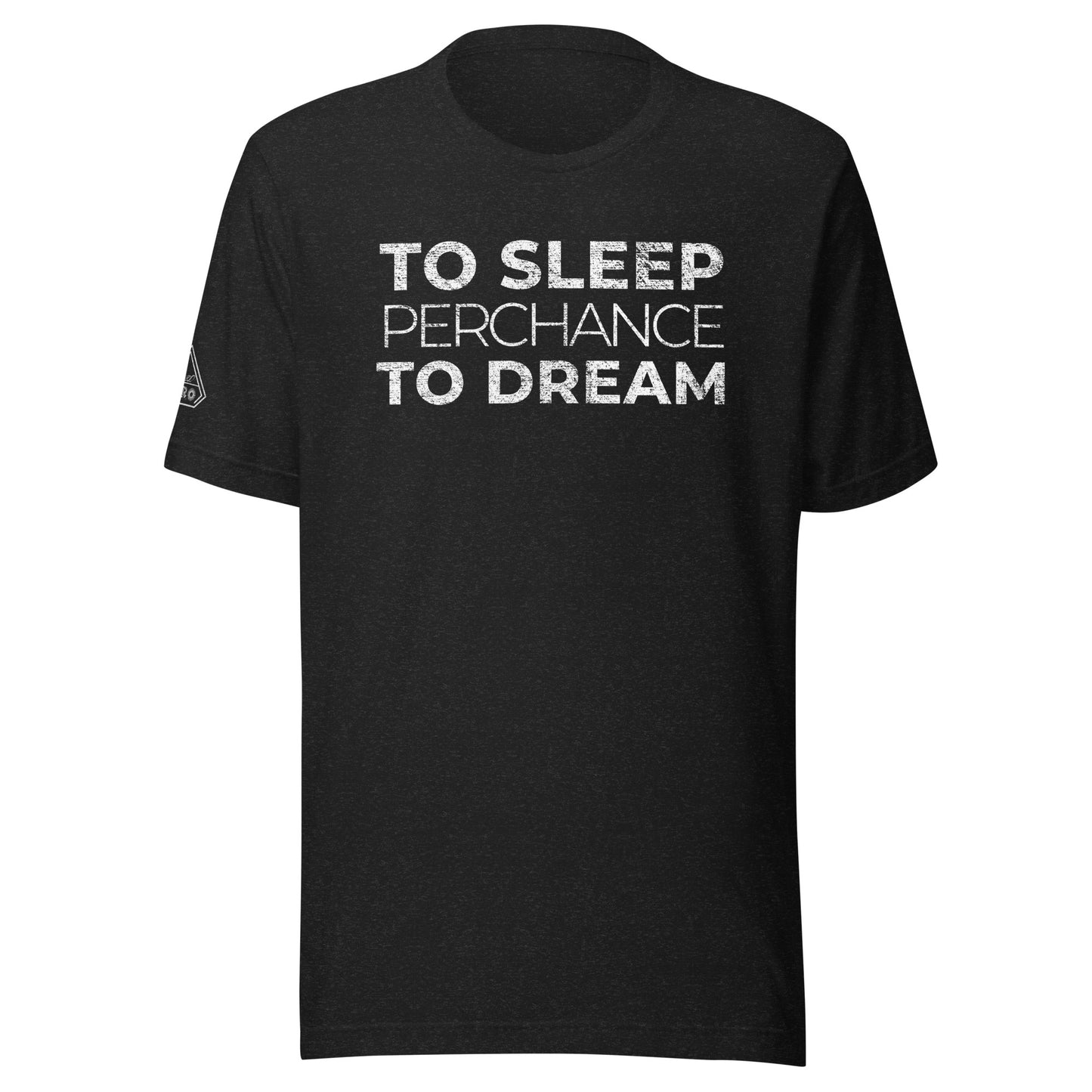 TO SLEEP PERCHANCE TO DREAM, Graphic Tee Shirt, Black