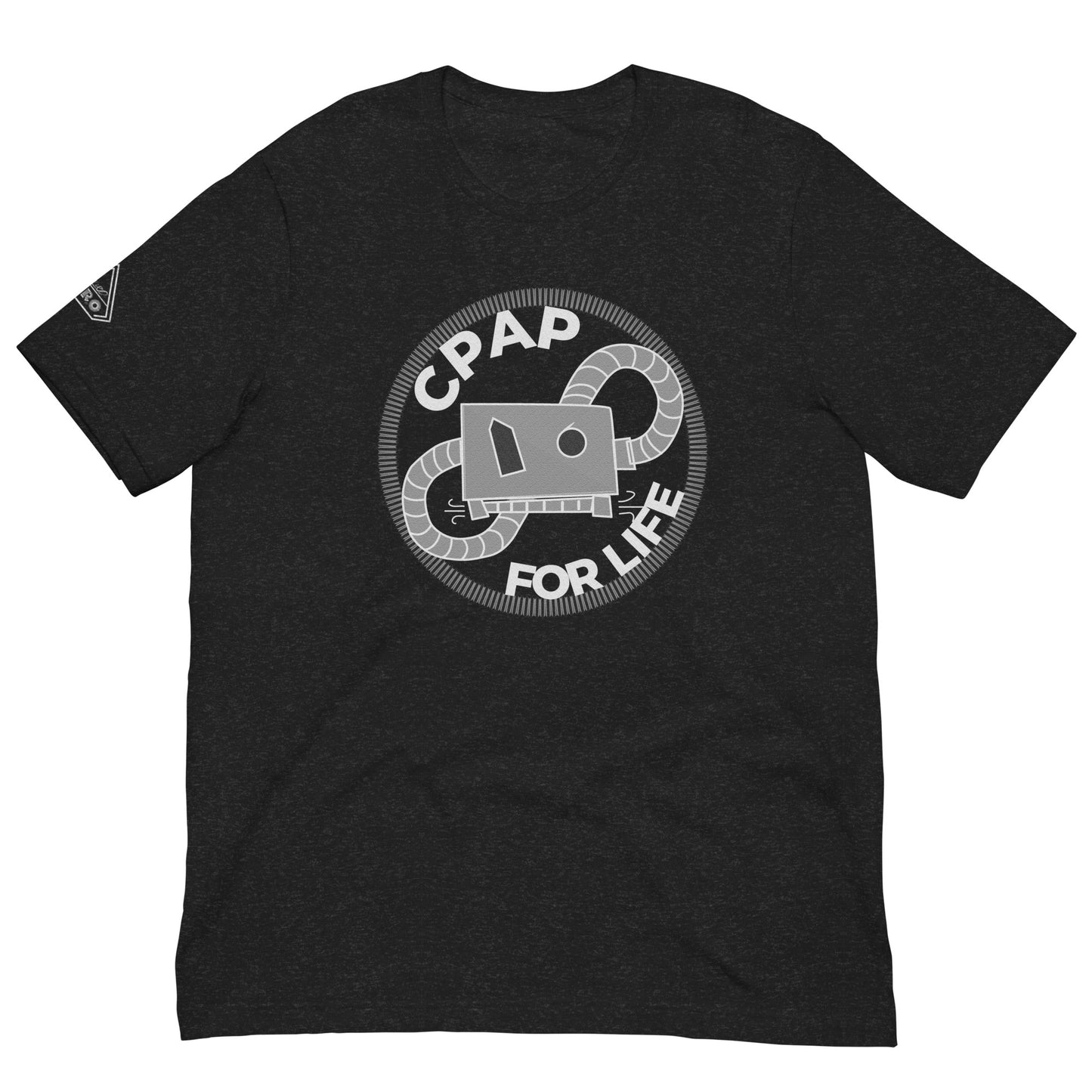CPAP FOR LIFE FIERCE CPAP MACHINE Graphic Tee Shirt Black