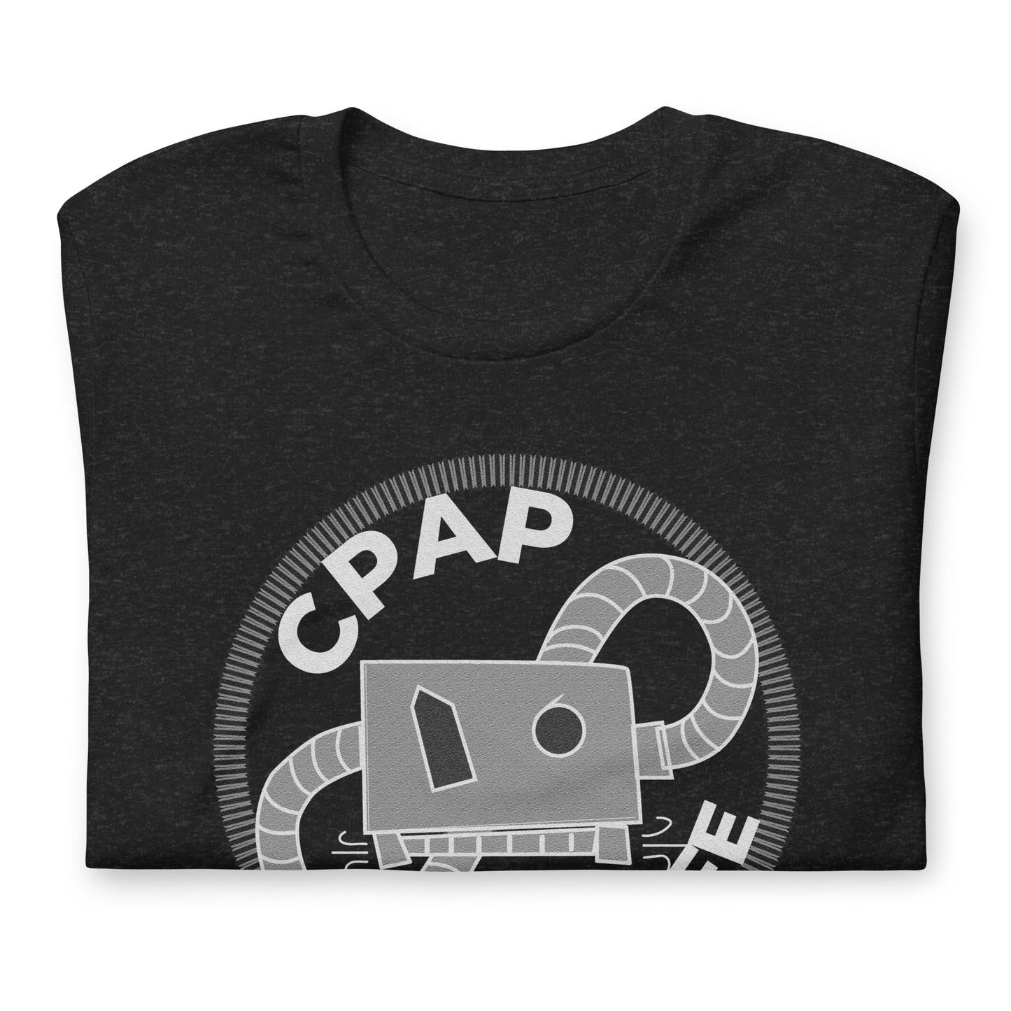 CPAP FOR LIFE FIERCE CPAP MACHINE Graphic Tee Shirt Black