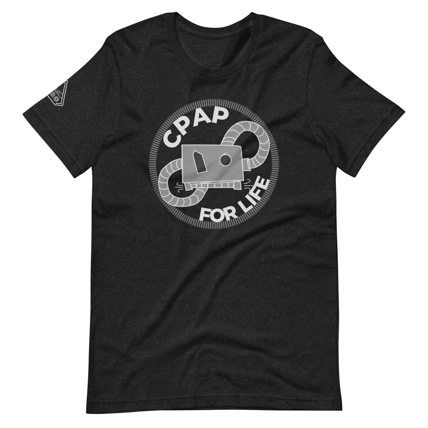 CPAP FOR LIFE FIERCE CPAP MACHINE Graphic Tee Shirt Black